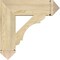 Ekena Millwork Olympic Arts & Crafts Rough Sawn Bracket, Douglas Fir, 6"W x 24"D x 24"H BKT06X24X24OLY03RDF - alternate 3